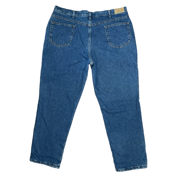 L.L. Bean Vintage Plaid-lined Jeans 42 - Picture 4 of 9